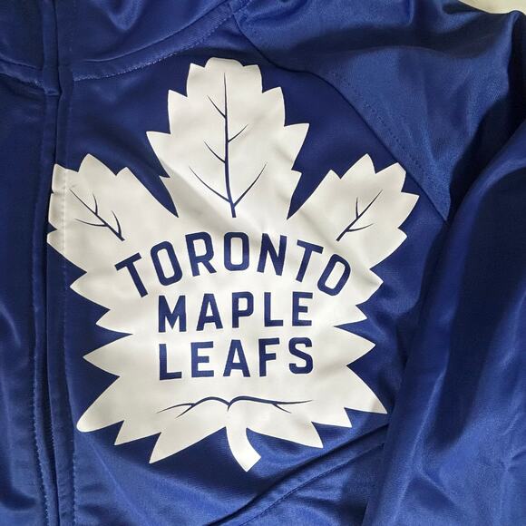 G-III Toronto Maple Leafs NHL Full Zip Royal Blue Track Jacket Men's Size XL - Picture 4 of 6
